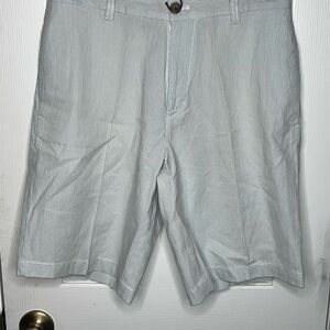 Izod Blue Chambray Shorts